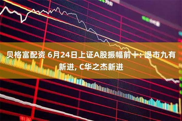 贝格富配资 6月24日上证A股振幅前十: 退市九有新进, C华之杰新进